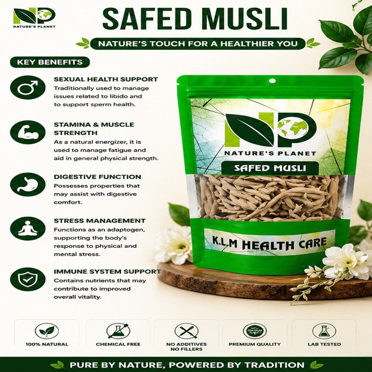 Safed Musli Raw