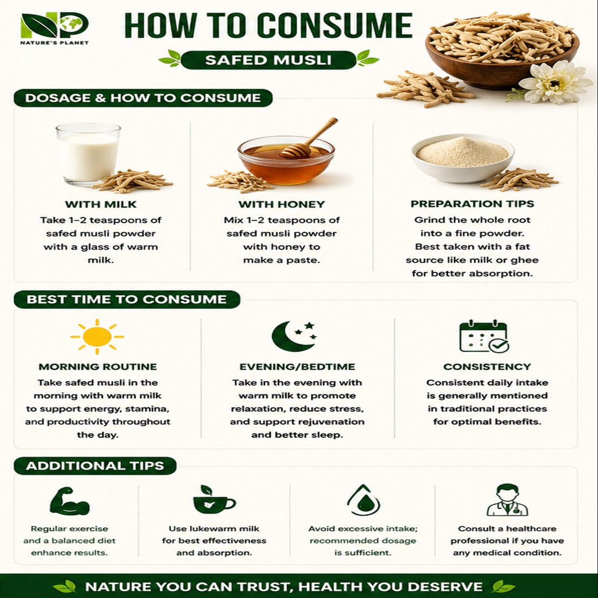 Safed Musli Raw